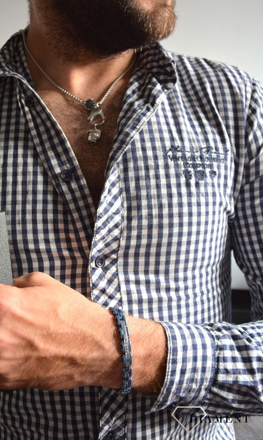 Bransoletka męska granatowa Nomination 028302 007  ✓ Bransoletki męskie Nomination w.jpg